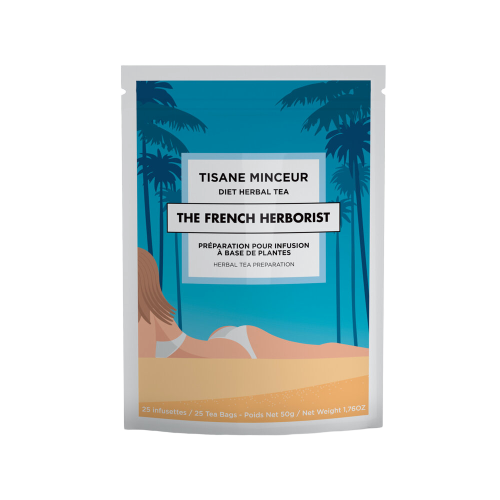 THE FRENCH HERBORIST TISANE MINCEUR MAUVE FRISEE 25 SACHETS