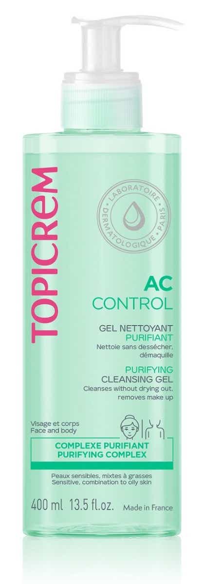 TOPICREM AC GEL NETTOYANT PURIFIANT 400ML