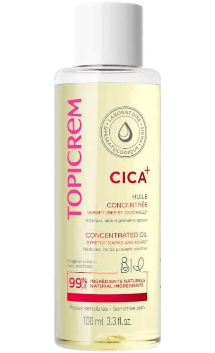 TOPICREM CICA HUILE CONCENTREE VERGETURES ET CICATRICES PEAUX SENSIBLES 100ML