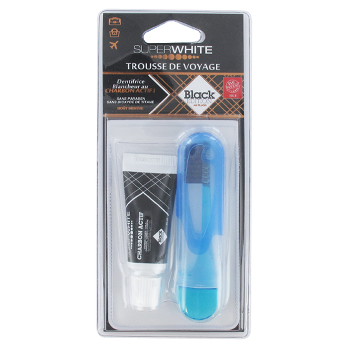 TROUSSE DE VOYAGE BLACK EDITION AU FLUOR BLEU 15ML