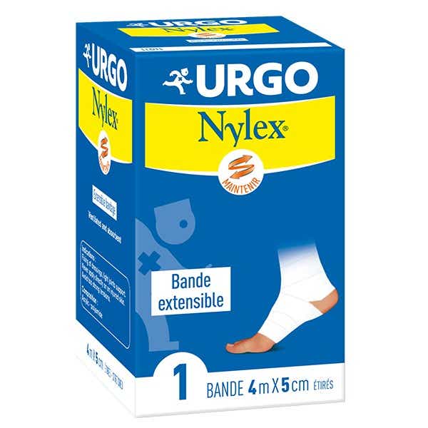 URGO NYLEX BANDE EXTENSIBLE 1 BANDE 4MX5CM