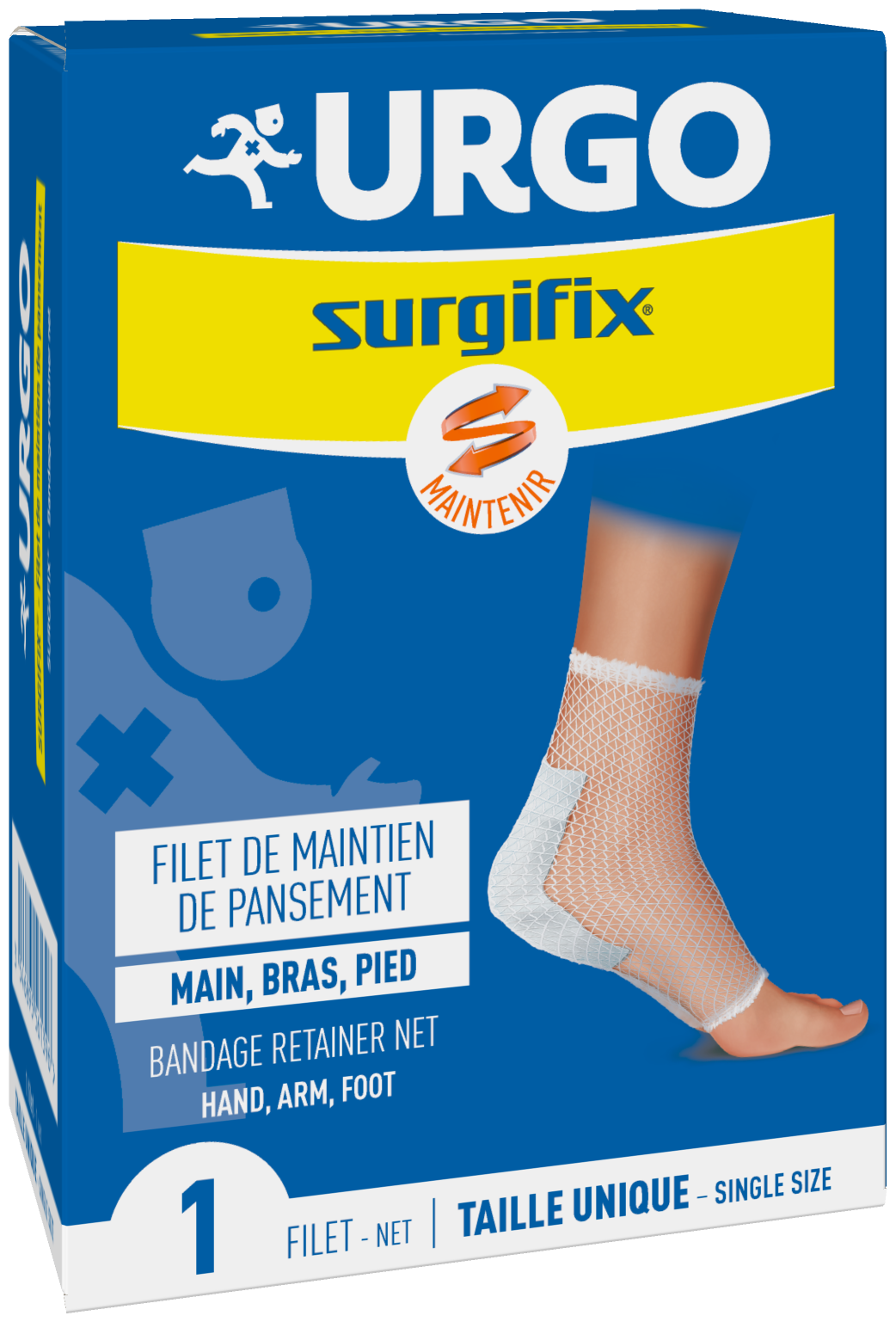 URGO SURGIFIX FILET DE MAINTIEN DE PANSEMENTS MAIN BRAS PIED 1 UNITE