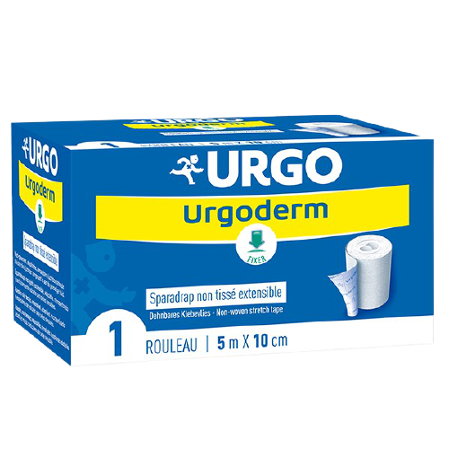URGO URGODERM SPARADRAP NON TISSE EXTENSIBLE 1 ROULEAU 5 MX 10 CM