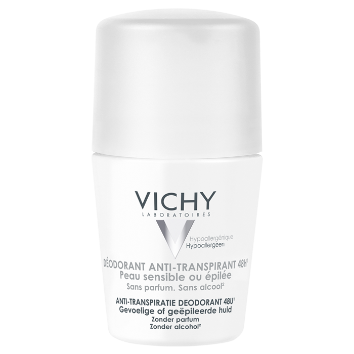 VICHY DEODORANT ANTI TRANSPIRANT 48 H PEAU SENSIBLE OU EPILEE 50ML