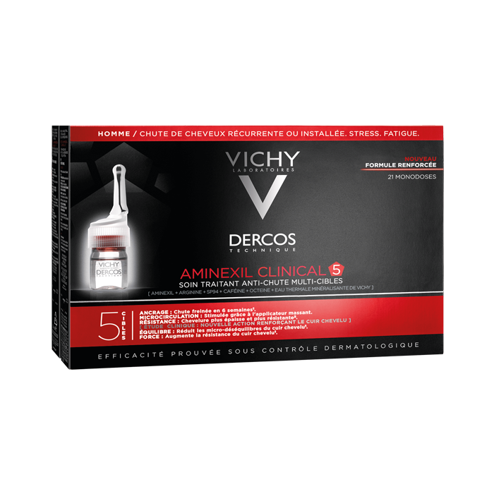VICHY DERCOS AMINEXIL CLINICAL 5 HOMME 21X6ML