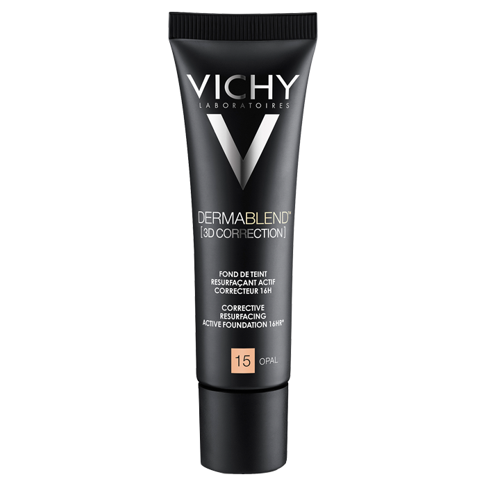 VICHY DERMABLEND 3D CORRECTION FOND DE TEINT RESURFACANT ACTIF CORRECTEUR 16 H 15 OPAL 30ML