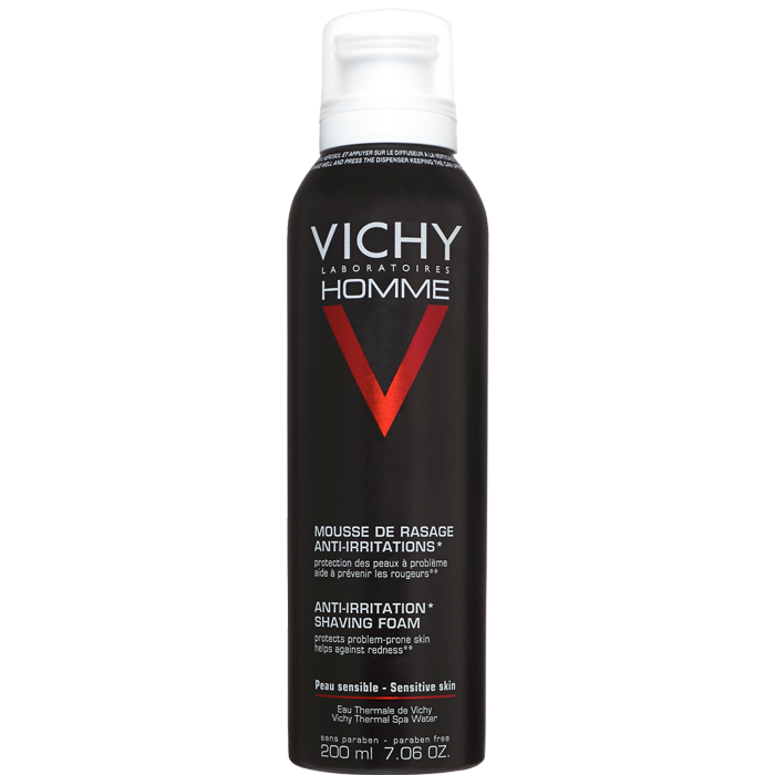 VICHY HOMME MOUSSE DE RASAGE ANTI IRRITATIONS 200ML