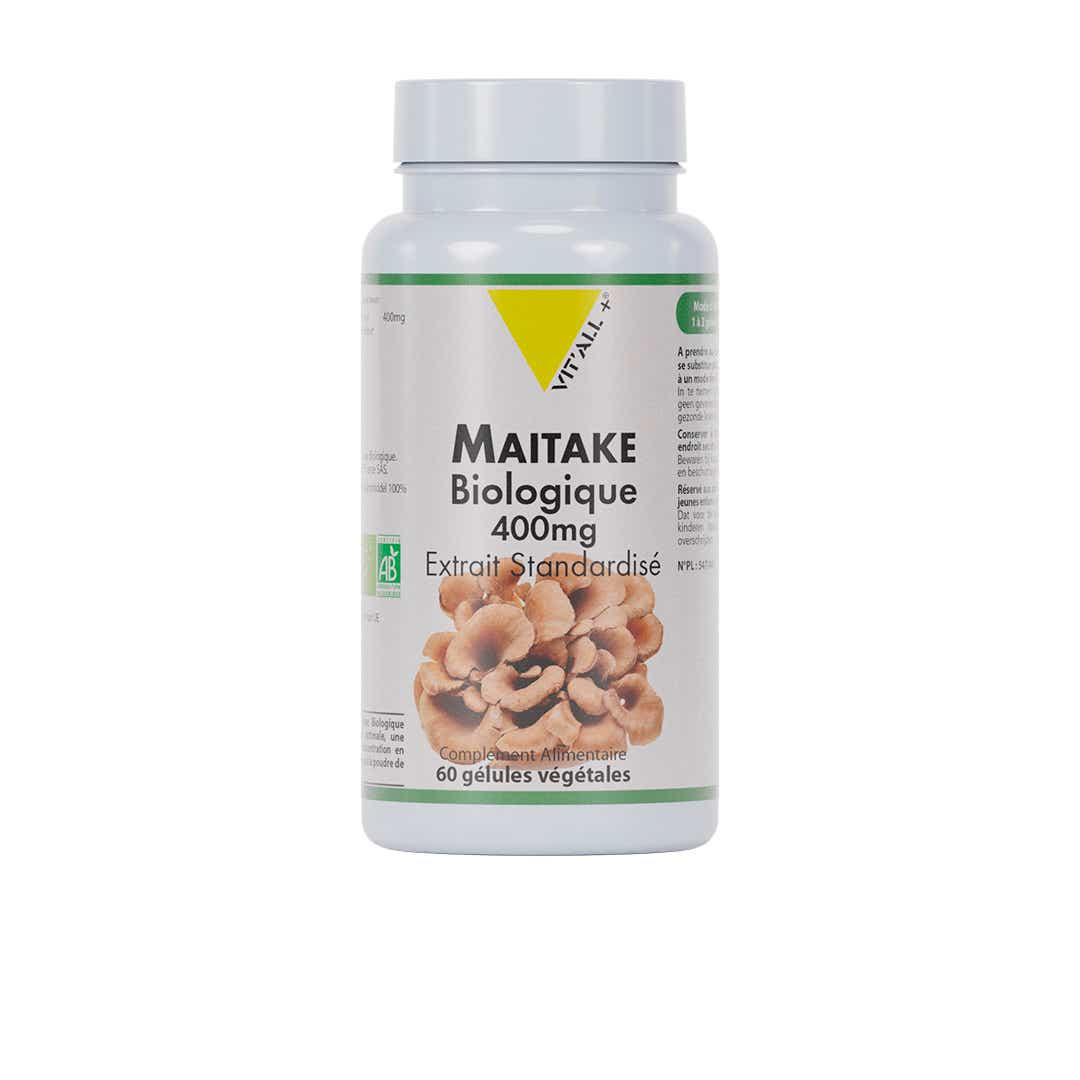 VIT ALL MAITAKE BIO 400MG EXTRAIT STANDARDISE 60 GELULES