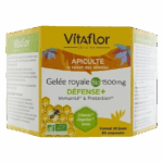 VITAFLOR APICULTE GELEE ROYALE BIO 1500MG DEFENSE 20 AMPOULES