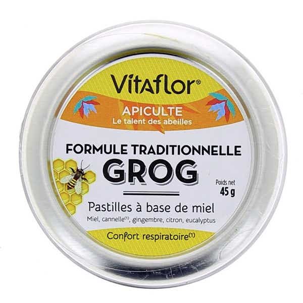 VITAFLOR PASTILLES GROG 45G