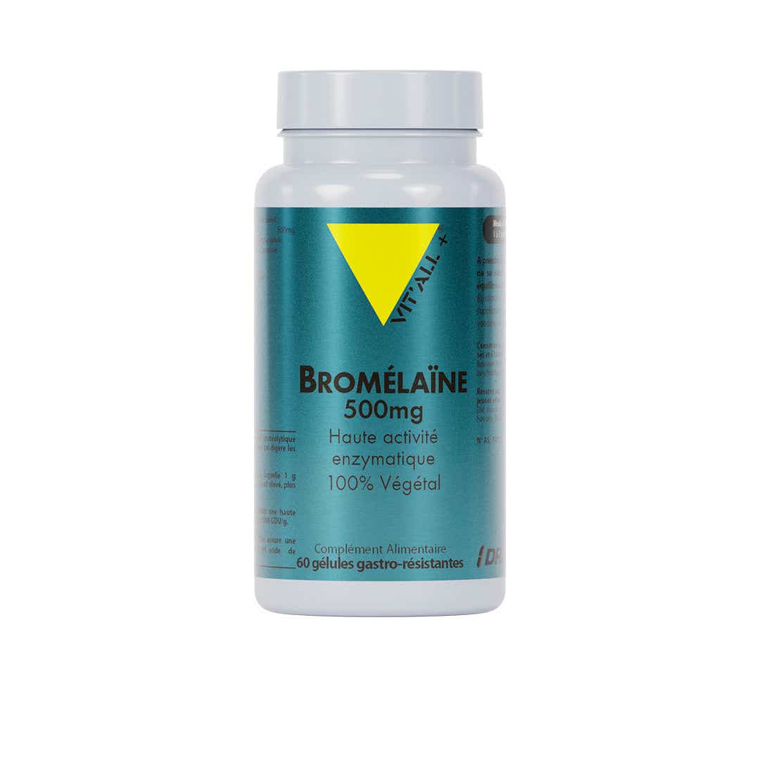 VITALL BROMELAINE 500MG 60 GELULES