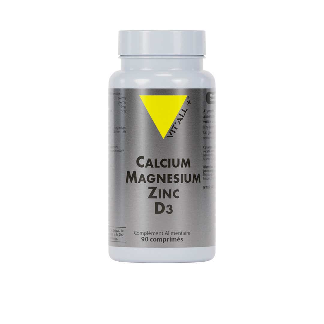 VITALL CALCIUM MAGNESIUM ZINC D3 90 COMPRIMES