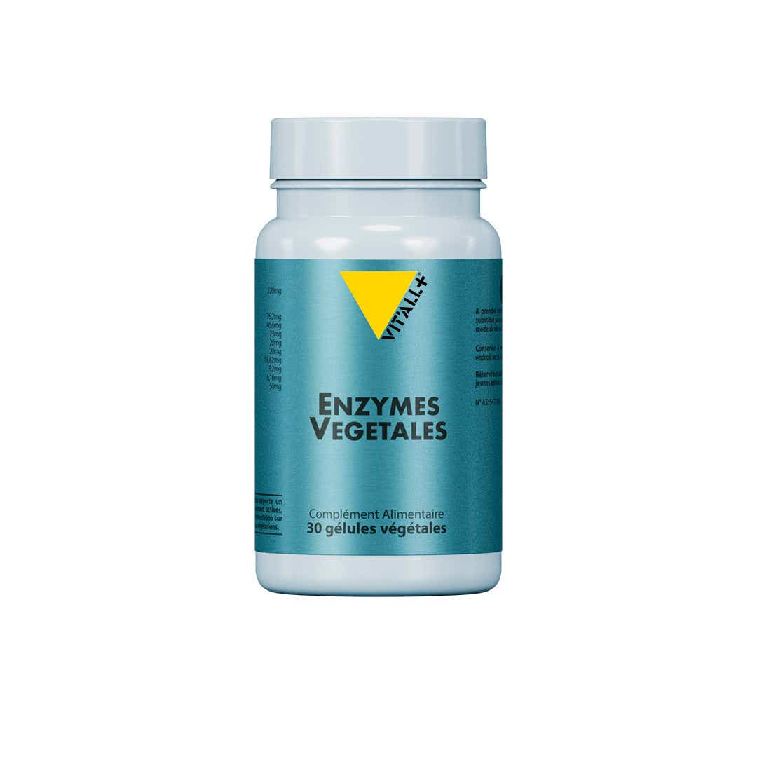VITALL ENZYMES VEGETALES 30 CAPSULES VEGETALES HTML