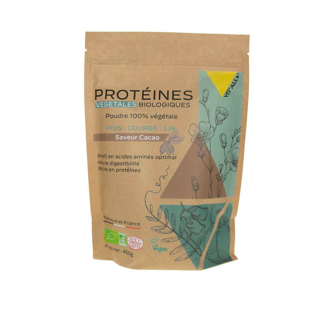 VITALL PLANT FUSION SAVEUR CHOCOLAT PROTEINES VEGETALES 454G