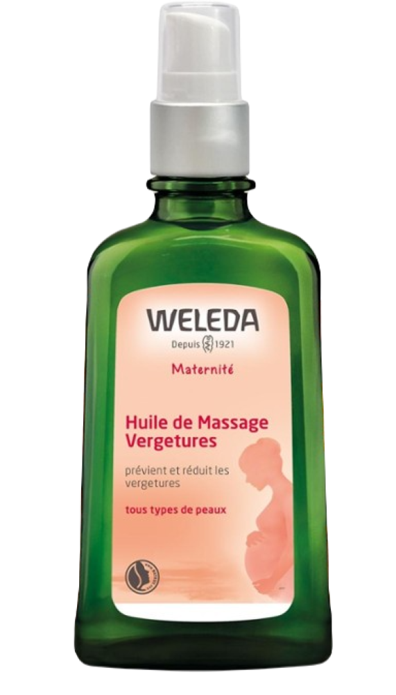 WELEDA HUILE DE MASSAGE VERGETURES 100ML