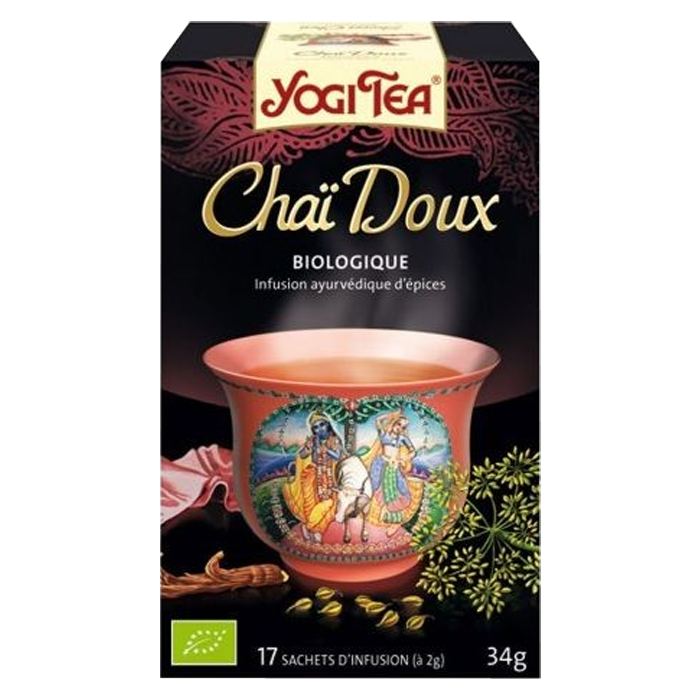 YOGI TEA CHAI DOUX BIO 17 SACHETS