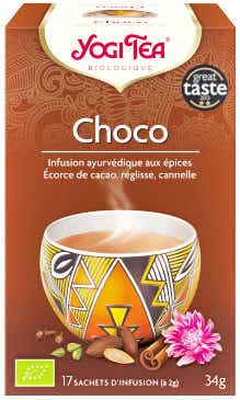 YOGI TEA CHOCO INFUSION AYURVEDIQUE AUX EPICES 17 SACHETS