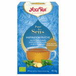 YOGI TEA POUR LES SENS INSPIRATION FRAICHE 20 SACHETS