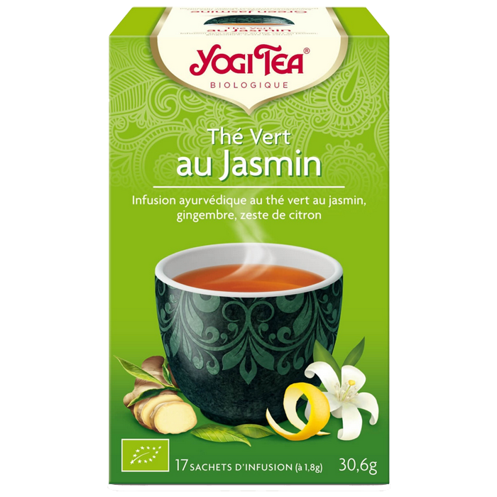 YOGI TEA THE VERT AU JASMIN 17 SACHETS