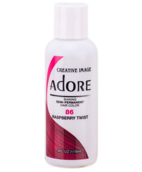 ADORE COULEUR DE CHEVEUX SEMI-PERMANENTE BRILLANTE FRAMBOISE TWIST 