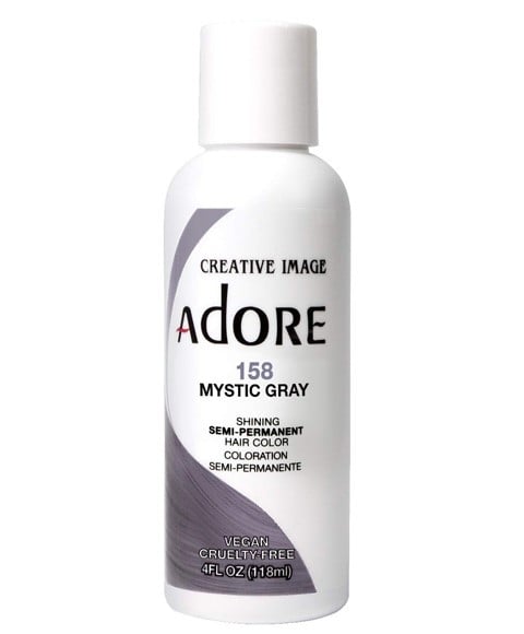 ADORE COULEUR DE CHEVEUX SEMI-PERMANENTE BRILLANTE GRIS MYSTIQUE 