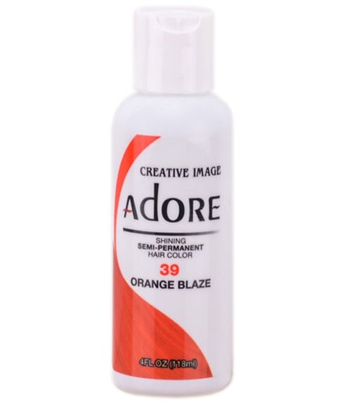 ADORE COULEUR DE CHEVEUX SEMI-PERMANENTE BRILLANTE ORANGE BLAZE 