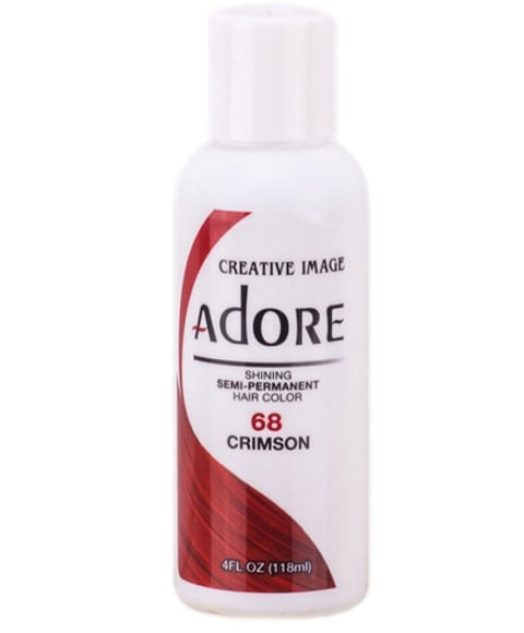 Adore la coloration semi-permanente brillante pour cheveux cramoisi 
