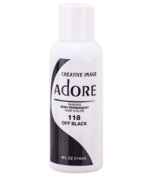 ADORE SHINING SEMI-PERMANENT COULEUR DE CHEVEUX OFF BLACK 