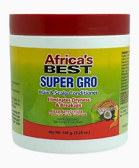 AFRICAS BEST SUPER GRO APRÈS-SHAMPOING POUR CHEVEUX ET CUIR CHEVEUX 