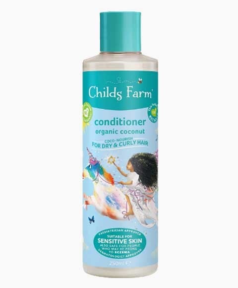 APRÈS-SHAMPOING POUR ENFANTS À LA NOIX DE COCO BIOLOGIQUE POUR CHEVEUX SECS ET C