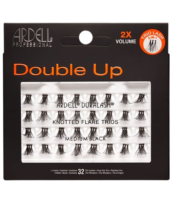 ARDELL DOUBLE UP 3 EN 1 Cils TRIO NOIR MOYEN 