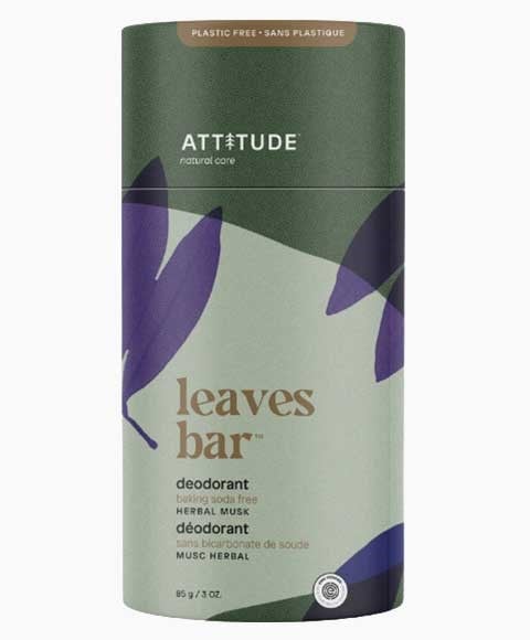 ATTITUDE LEAVES BAR DÉODORANT AU MUSC AUX HERBES 