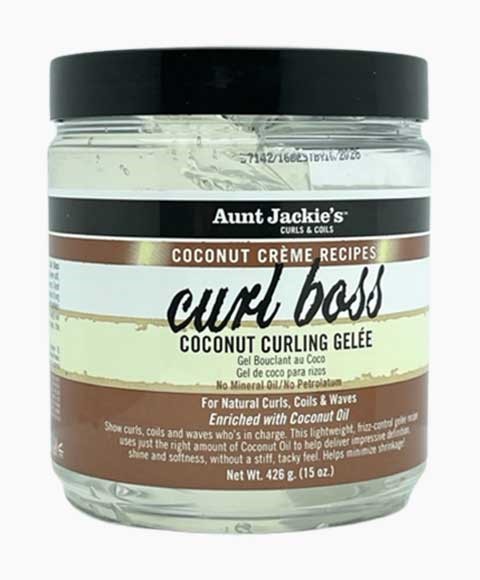 AUNT JACKIES CURL BOSS GELÉE DE CURLING À LA NOIX DE COCO 