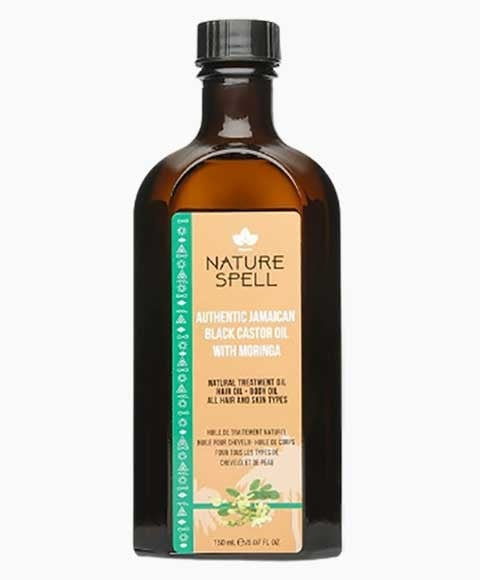 AUTHENTIQUE HUILE DE RICIN NOIRE JAMAÏCAINE AU MORINGA 