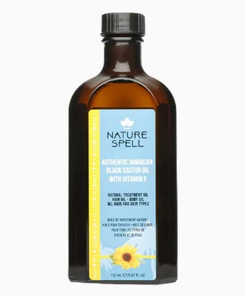 AUTHENTIQUE HUILE DE RICIN NOIRE JAMAÏCAINE AVEC VITAMINE E 