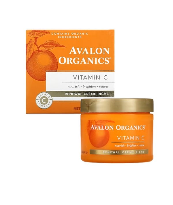 AVALON ORGANICS CRÈME RICHE DE RENOUVELLEMENT DE VITAMINE C 