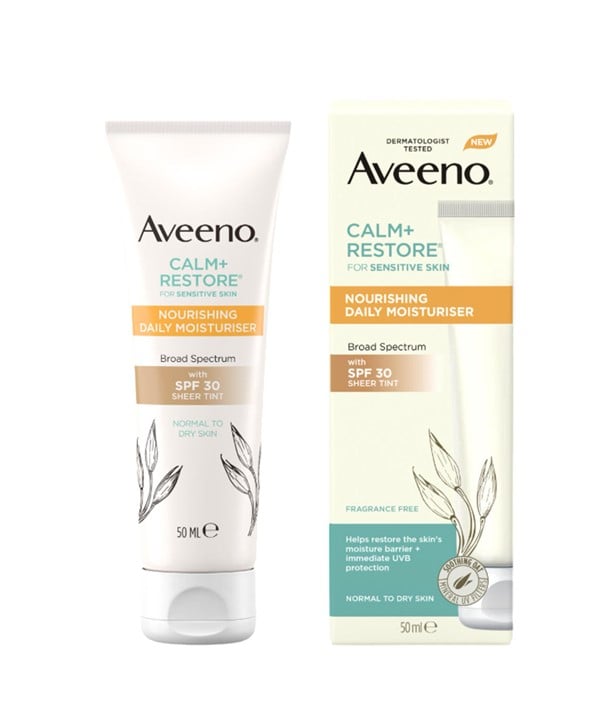 AVEENO CALM RESTORE HYDRATANT QUOTIDIEN NOURRISSANT SPF30 ELLE