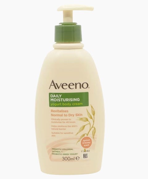AVEENO CRÈME CORPORELLE HYDRATANTE QUOTIDIENNE AU YAOURT À L'ABRICOT A