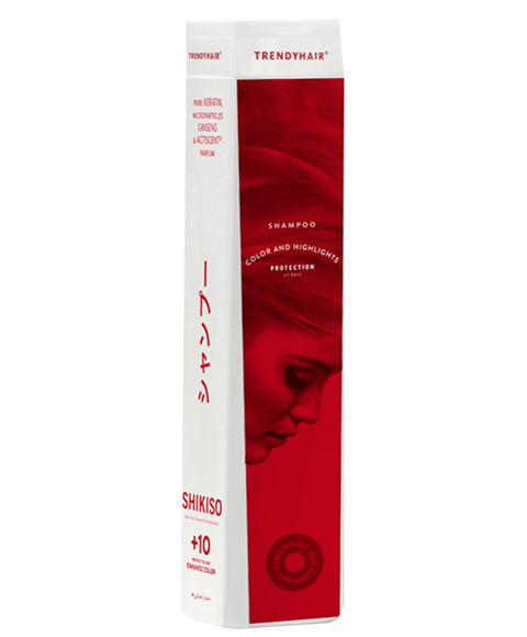 BAIN SHIKISO KERATIN AU GINSENG SHAMPOOING POUR CHEVEUX COLORÉS