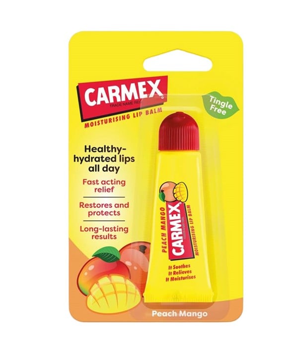 Baume à lèvres hydratant CARMEX TUBE PEACH AND MANGO BURST