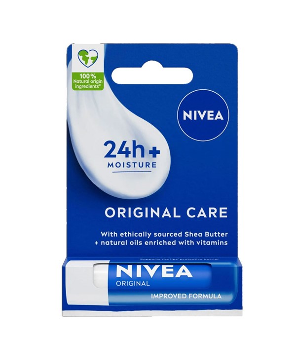 BAUME À LÈVRES NIVEA ORIGINAL 24H PLUS MOISTURE CARE 