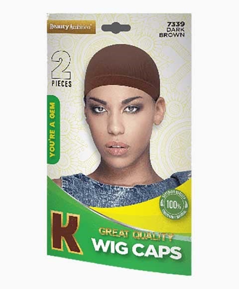 BEAUTY AMBITION BOUCHONS DE PERRUQUE DE GRANDE QUALITÉ 7339 BRUN FONCÉ