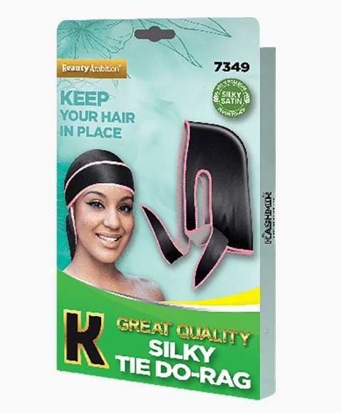 BEAUTY AMBITION GRANDE QUALITÉ SILKY TIE DO RAG 7349