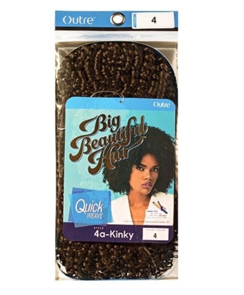 BIG BEAUTIFUL HAIR TISSAGE RAPIDE 4A KINKY