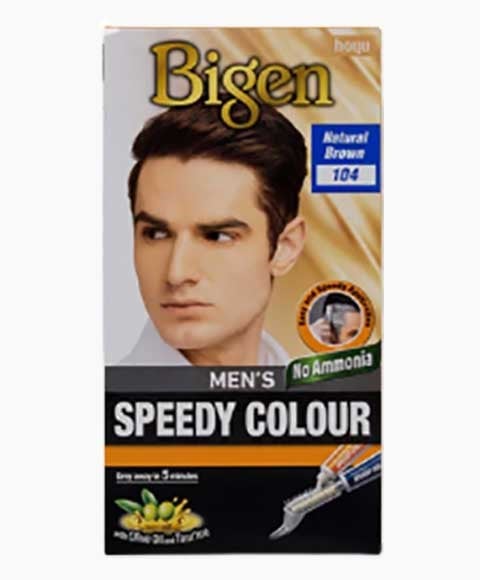 BIGEN HAIR MENS SPEEDY COLOR BRUN NATUREL 104 