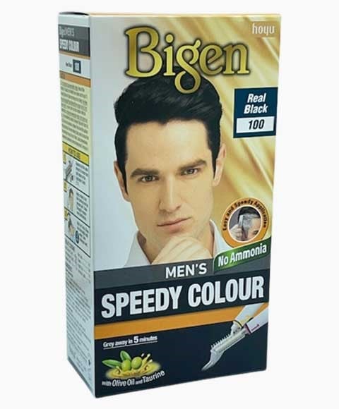 BIGEN HAIR MENS SPEEDY COLOR REAL BLACK 100 