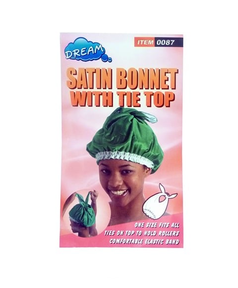 BONNET EN SATIN AVEC TOP À NOUER 0087 