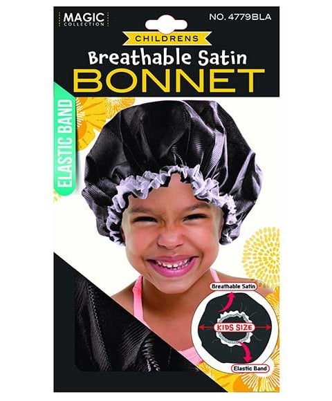 BONNET EN SATIN RESPIRANT POUR ENFANTS MAGIC COLLECTION 4779BLA