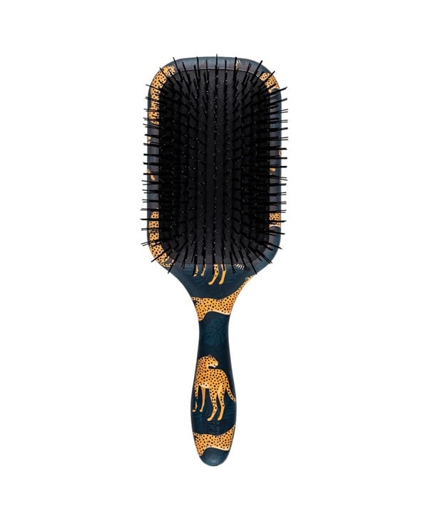 BROSSE À CHEVEUX À PADDLE À IMPRIMÉ LÉOPARD DENMAN D90L