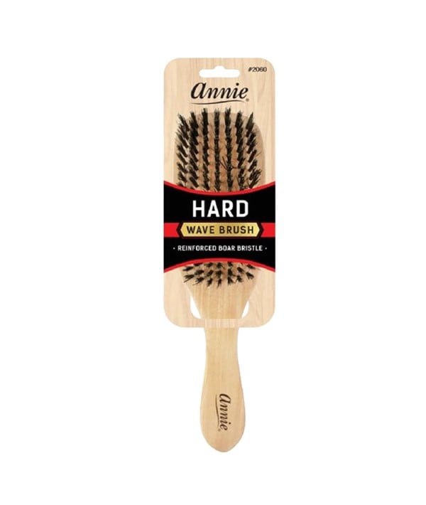BROSSE À ONDULATION DURE EN POILS DE SANGLIER NATURELS ANNIE 2060 